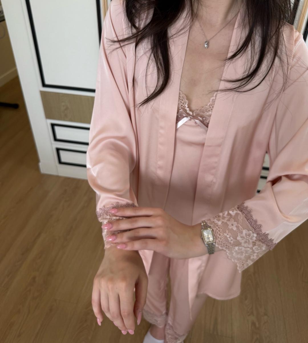 Нет бренда Тройка из премиального шелка , новая! S/M/L/XL — фото 2