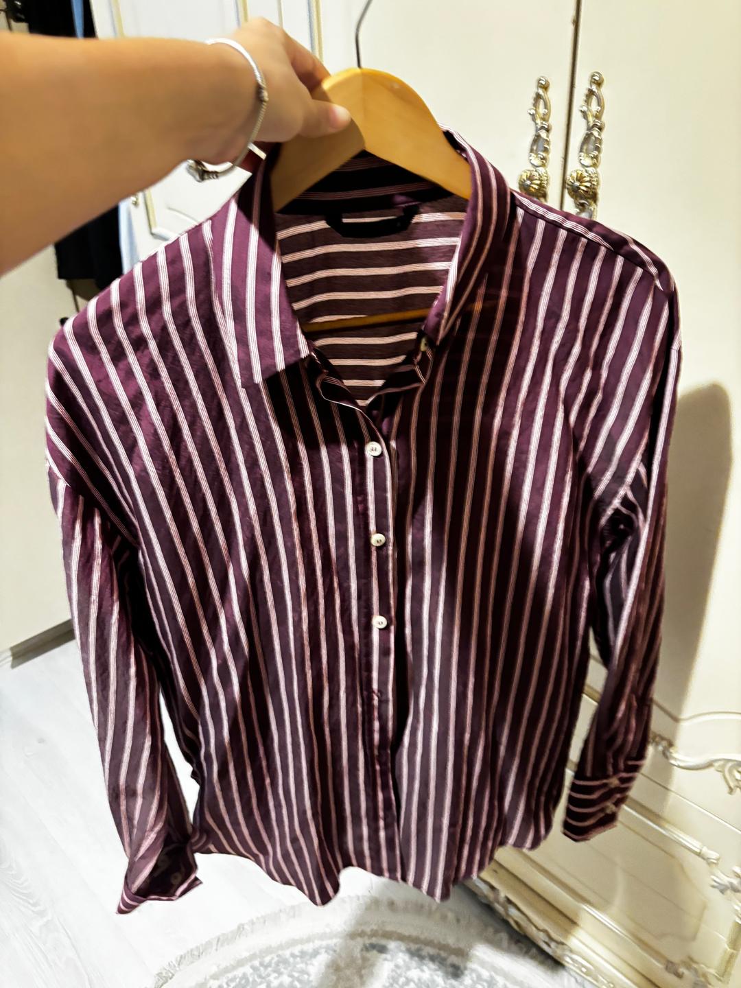 Zara Рубашка ZARA в полоску — фото 2