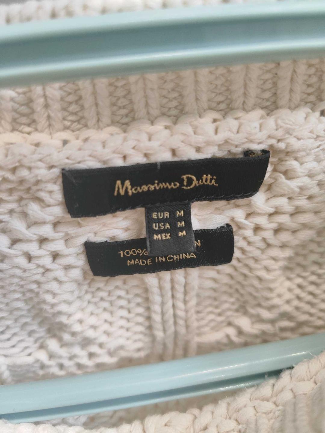 Massimo Dutti * Свитер женский вязаный косички молочный кроп Massimo Dutti — фото 2