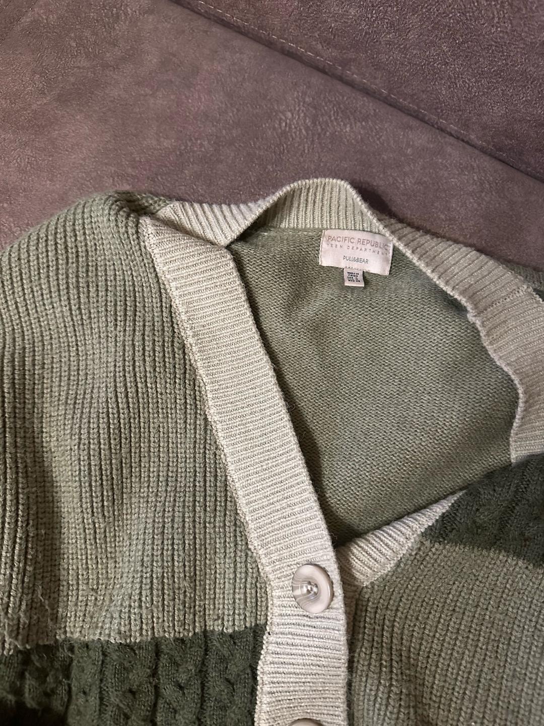 Pull & Bear Зеленый кардиган Pull & bear — фото 2