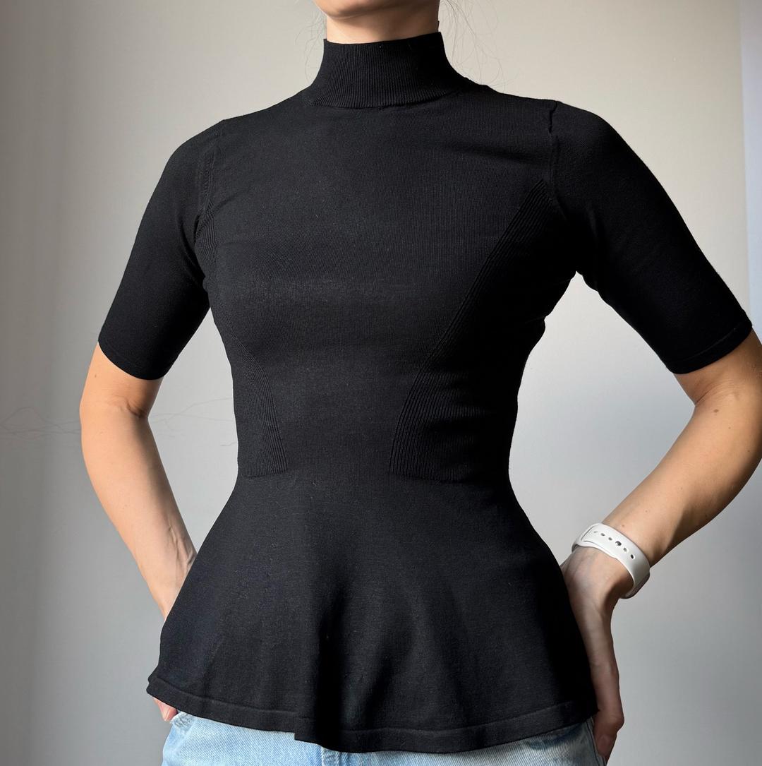 Massimo Dutti Топ с баской Massimo dutti xs — фото 2