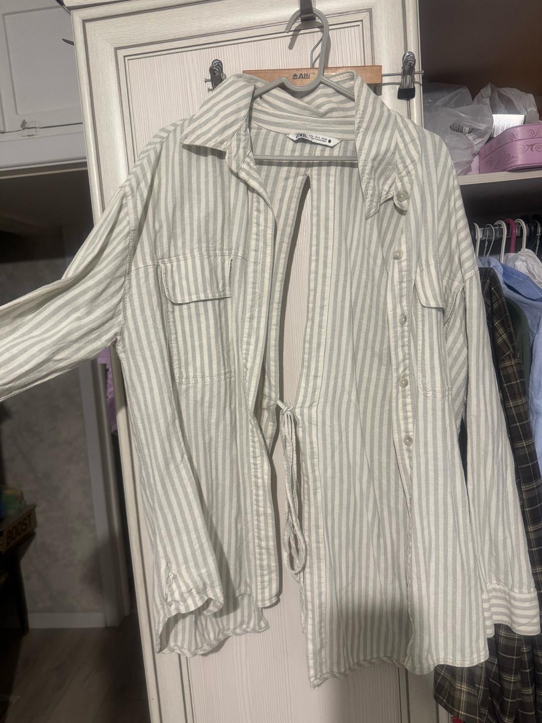Zara Рубашка ZARA в полоску — фото 2