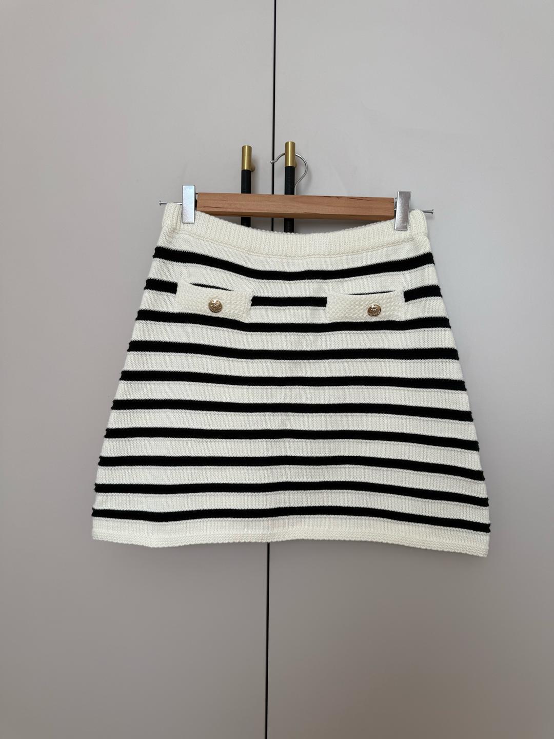 H&M H&M юбка трикотажная в полоску новая с биркой S/M — фото 2