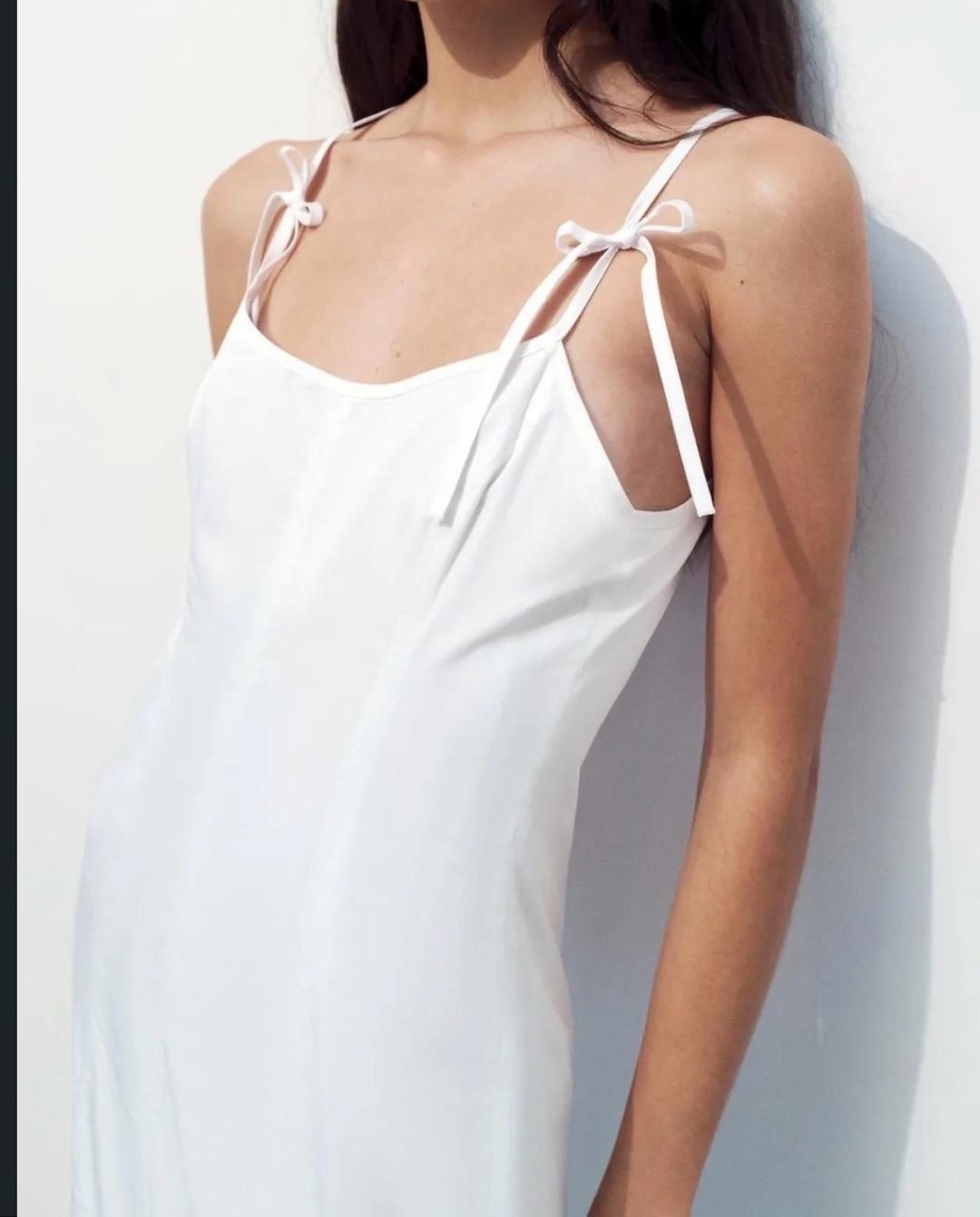Zara Платье Zara из 100% хлопка, XS — фото 2