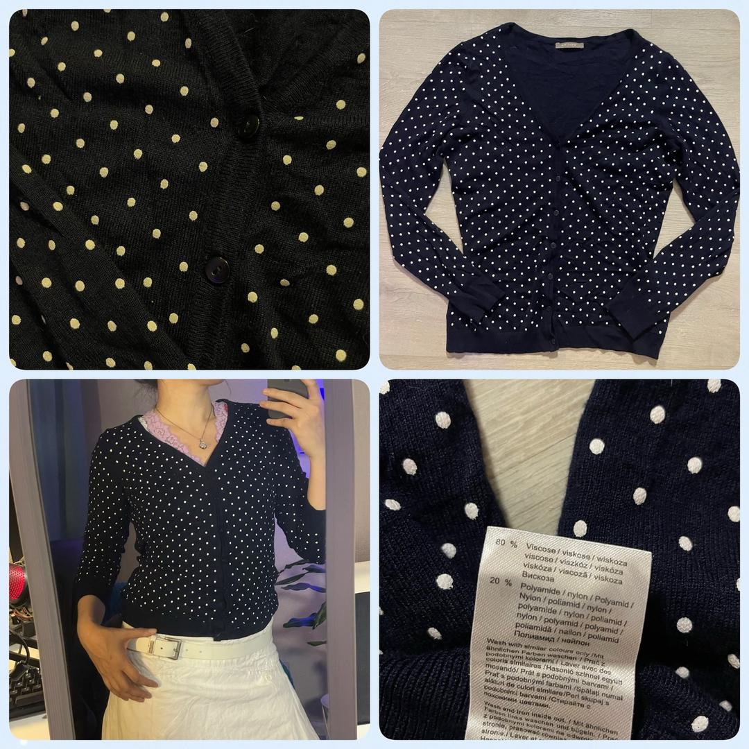 Orsay Кардиган в горошек синий Orsay — фото 2