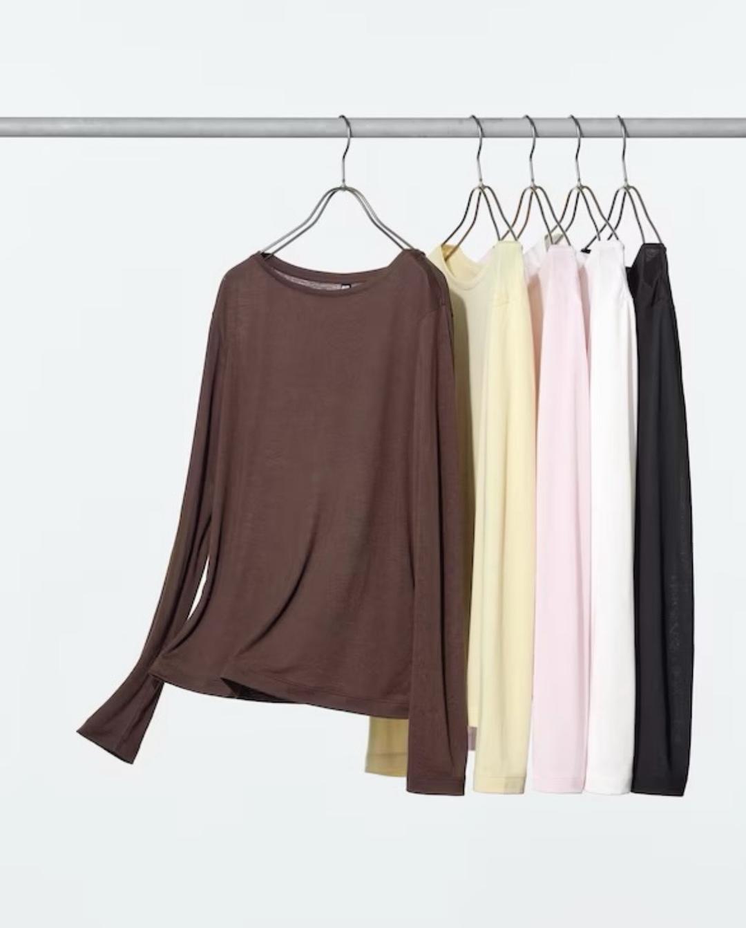 Uniqlo Лонгслив базовый — фото 2
