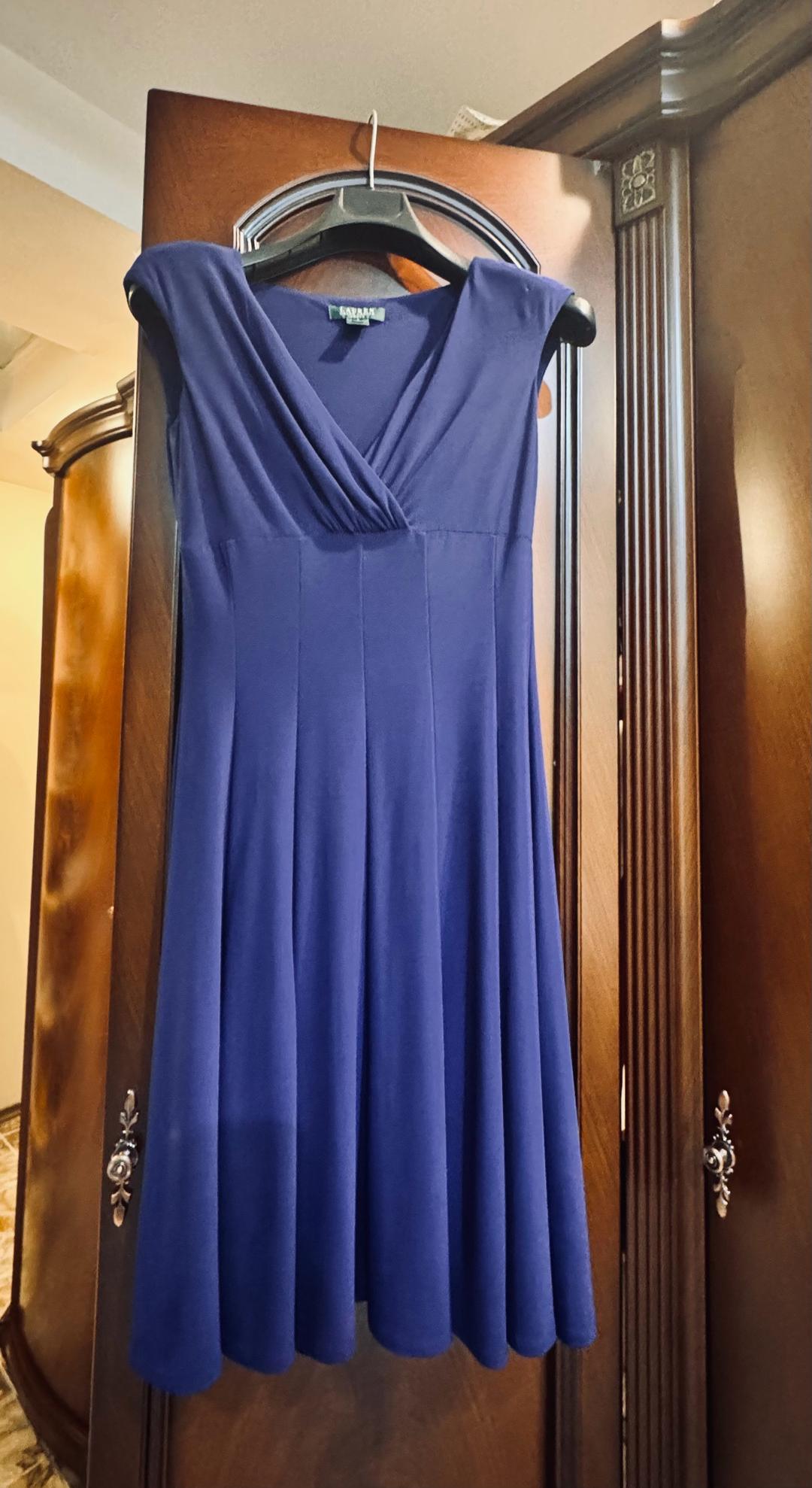 Ralph Lauren Синее платье — фото 2