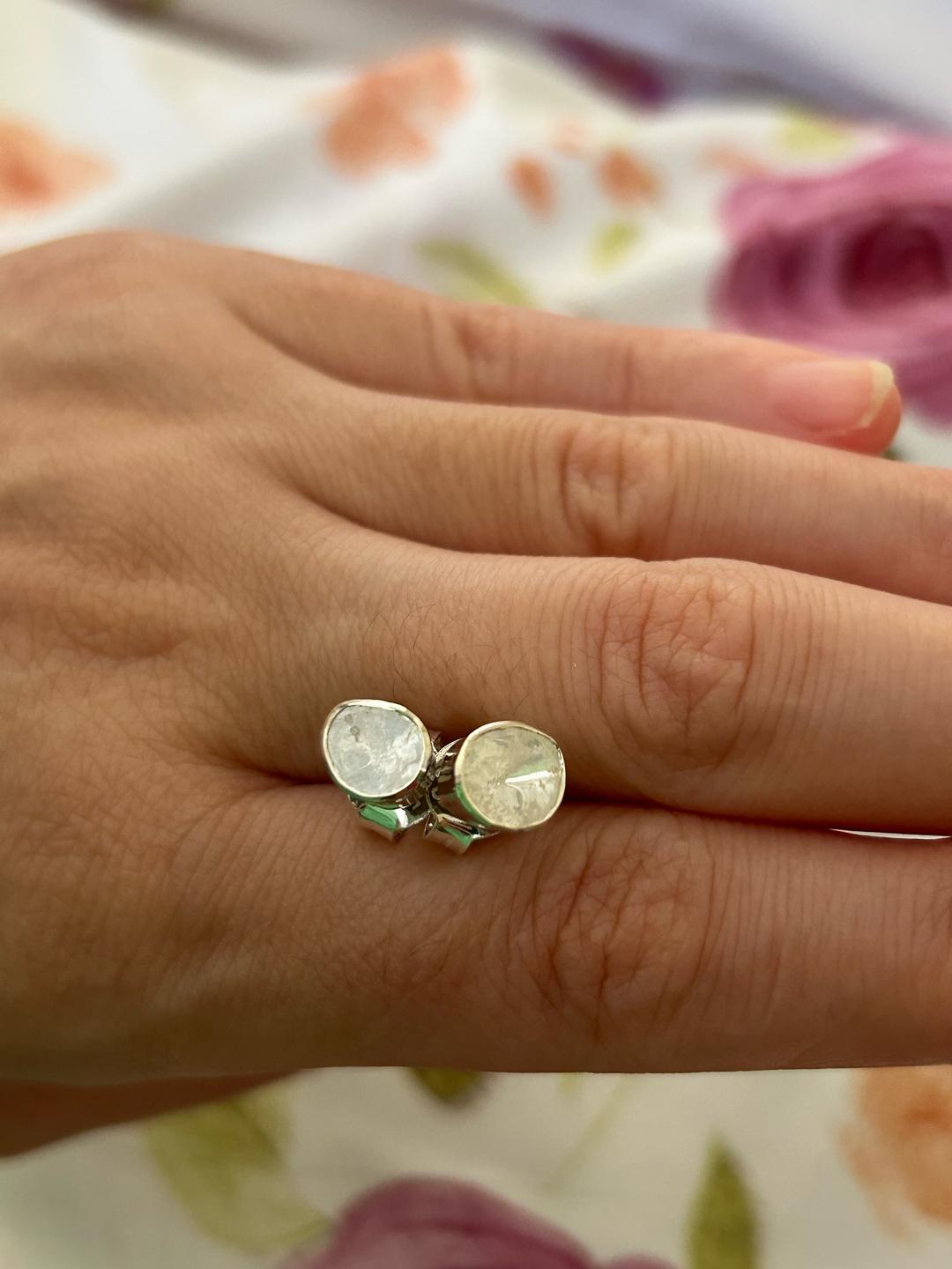Handmade (ручная работа) Серьги-гвоздики с бриллиантами — фото 2