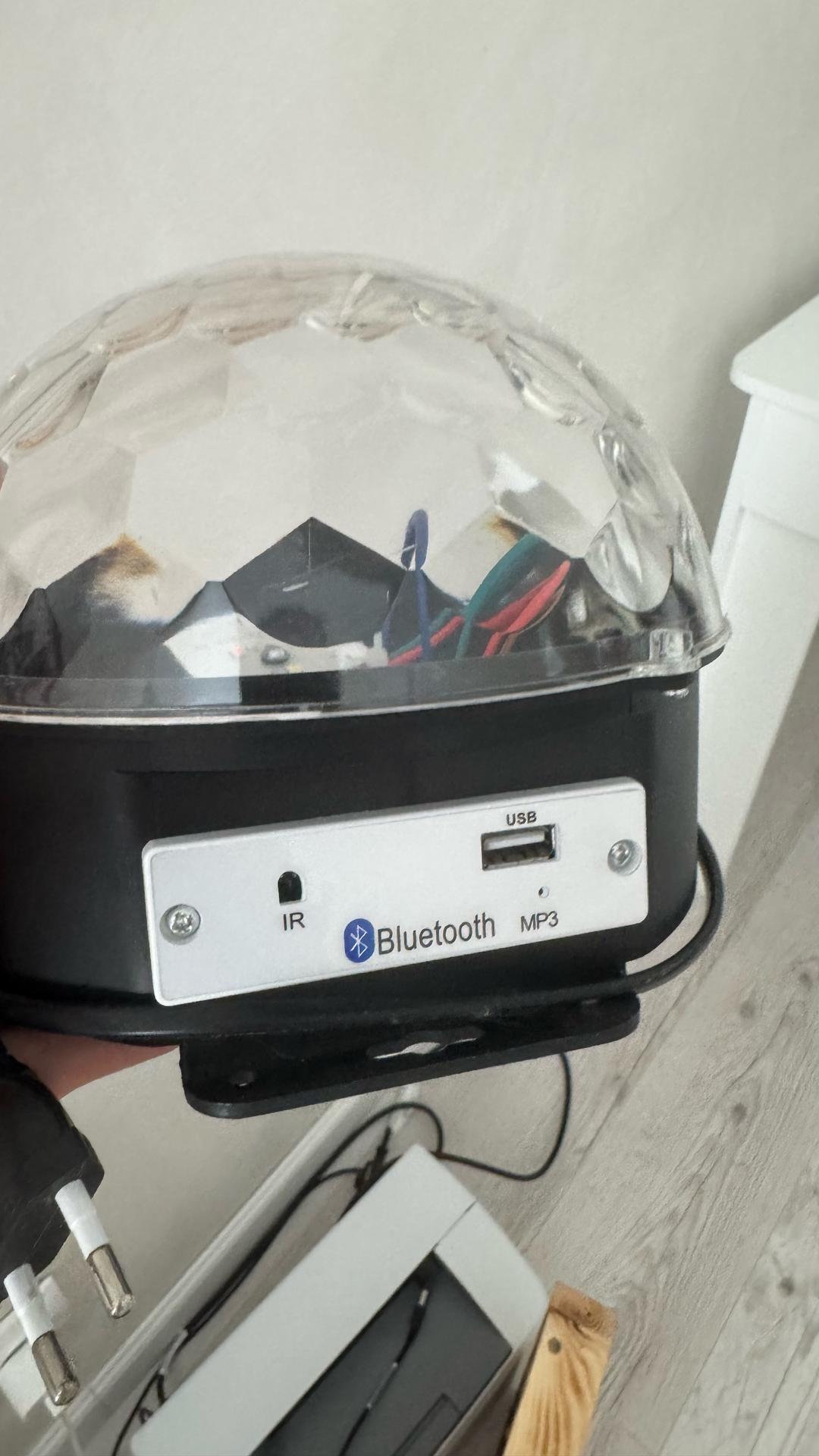 Нет бренда Музыкальный  диско-шар с МР3 и Bluetooth — фото 2