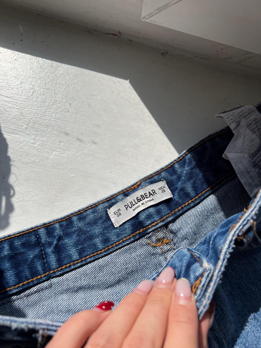 Pull & Bear Джинсовые шорты pull bear s — фото 2