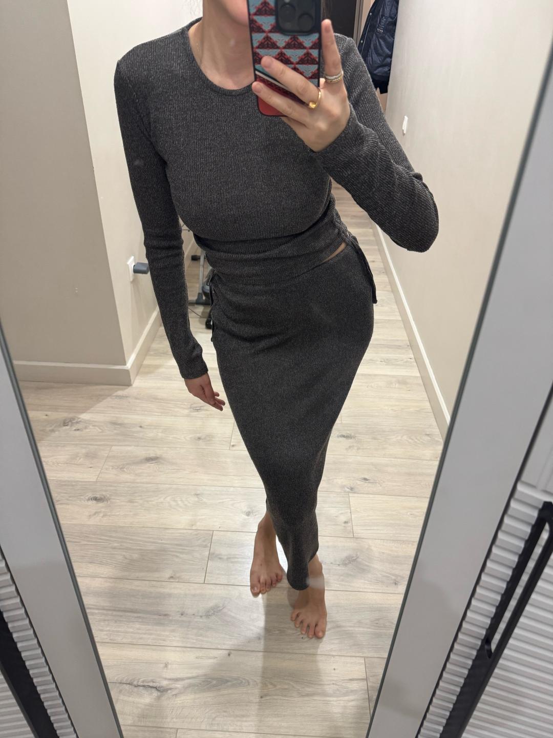 Zara Трикотажный костюм Zara — фото 2