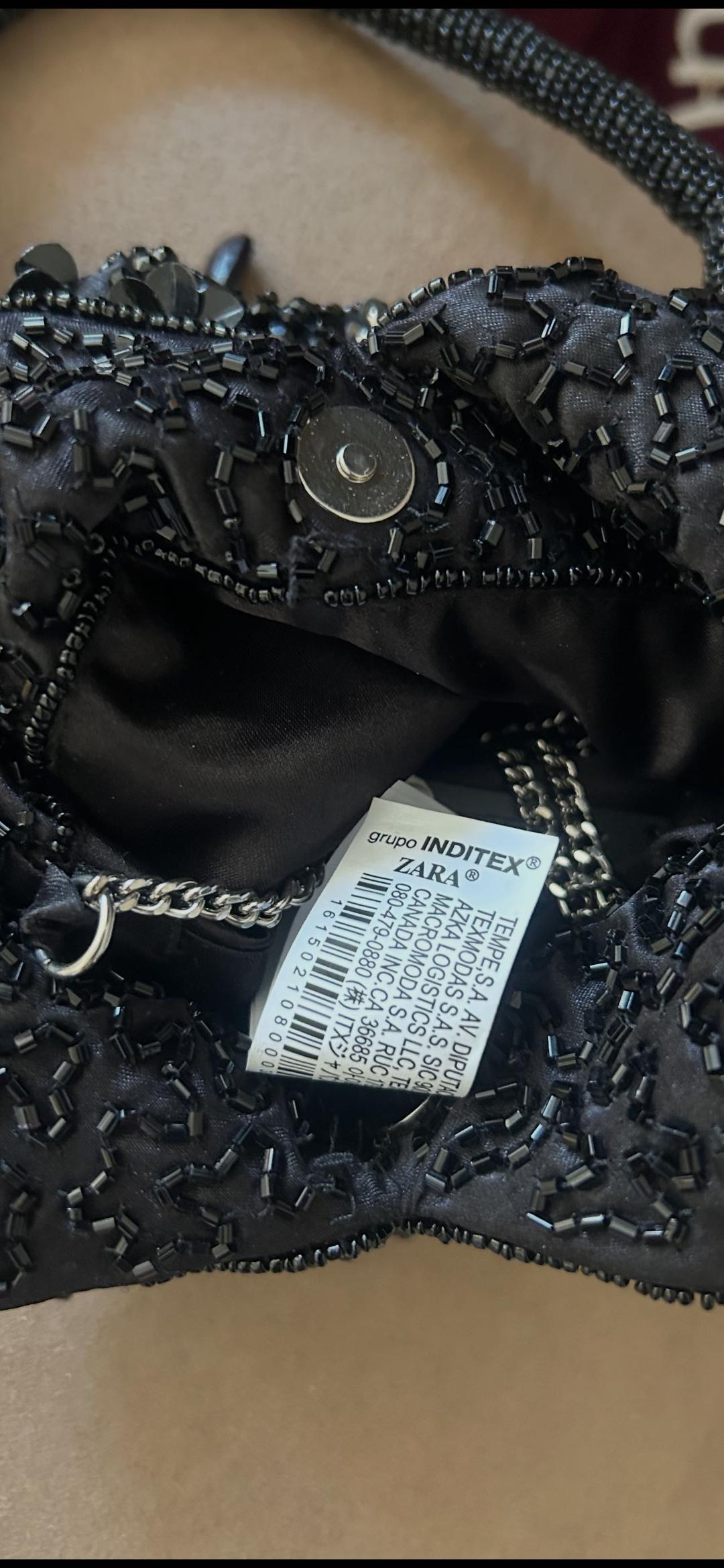 Zara ZARA Сумка вечерняя с бисером и бахромой — фото 2
