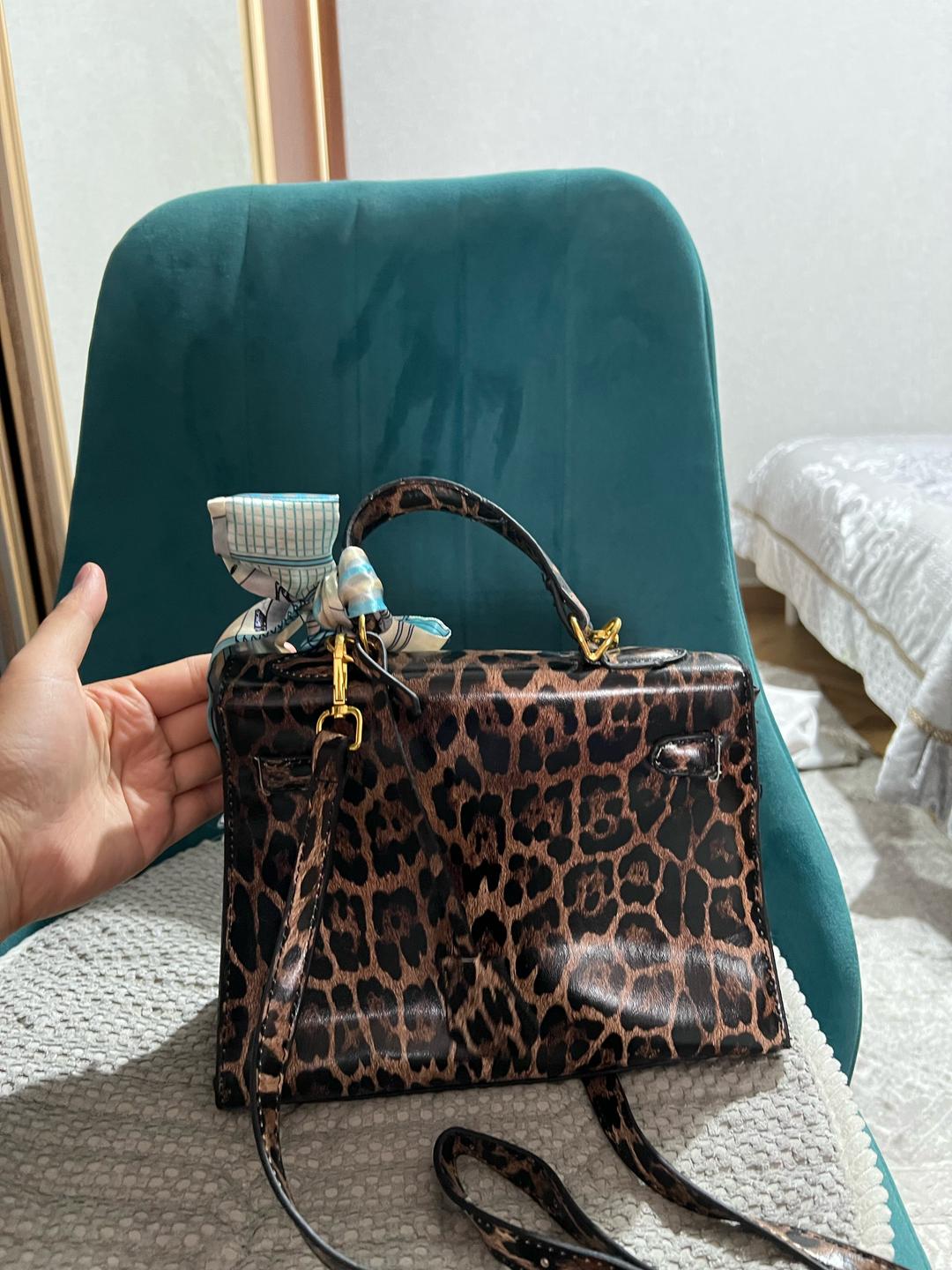 Hermès Сумка с леопардовым принтом — фото 2