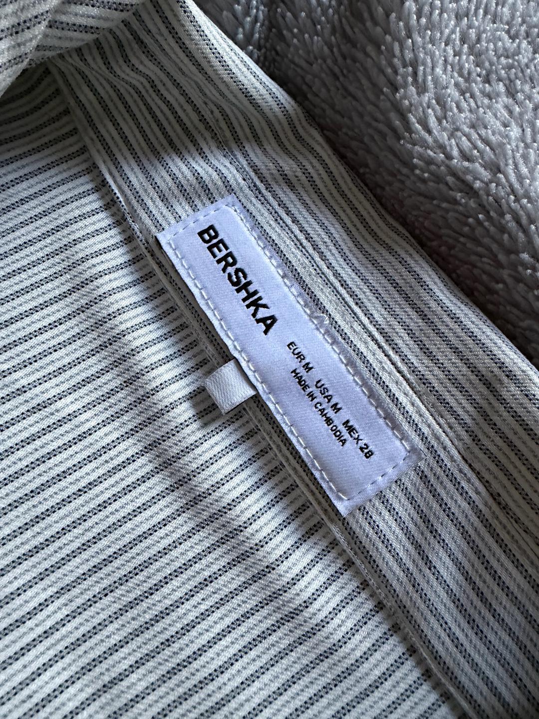 Bershka Рубашка с короткими рукавами на молнии Bershka — фото 2