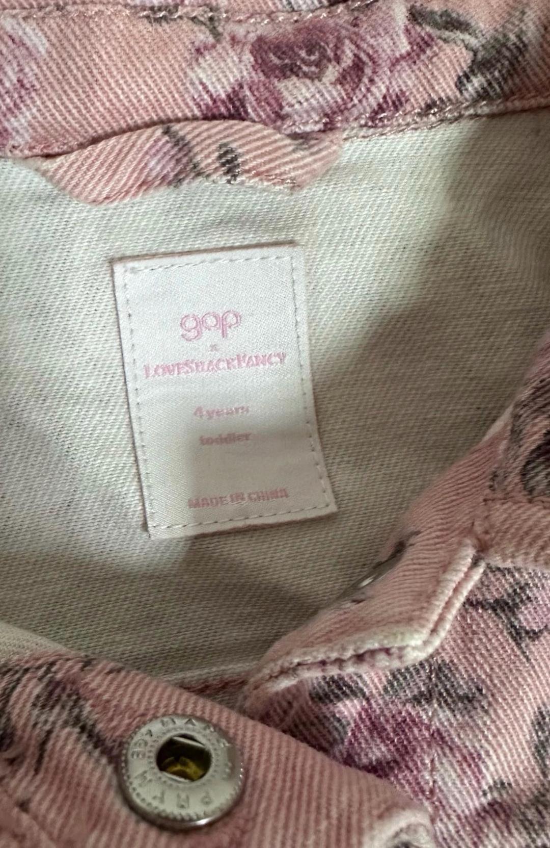 GAP Джинсовка Gap x LoveShackFancy для девочки — фото 2
