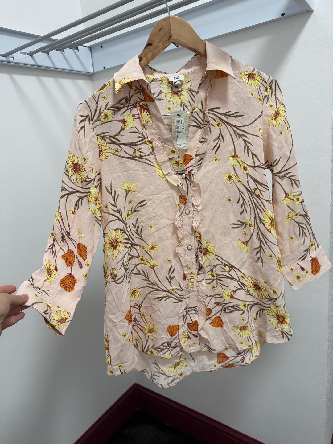 River Island Нежно-розовая блузка из 100% вискозы 🌸 — фото 2