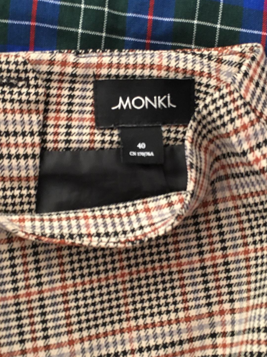 Monki Мини юбка в клетку Monki — фото 2