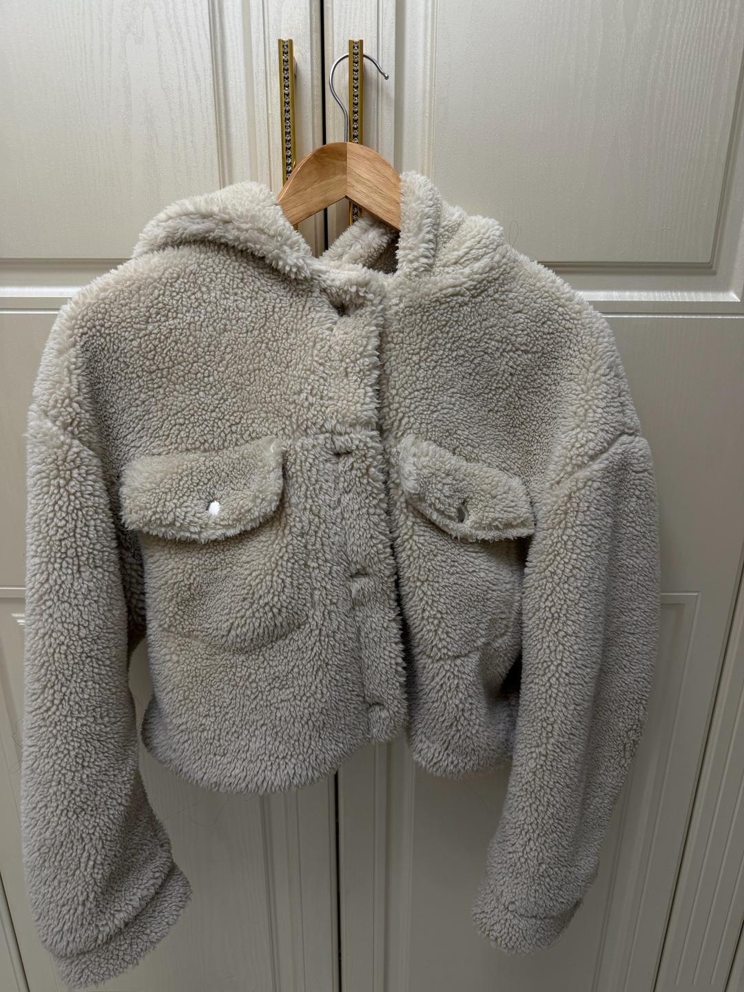 Pull & Bear Куртка Pull&Bear из искусственного меха — фото 2