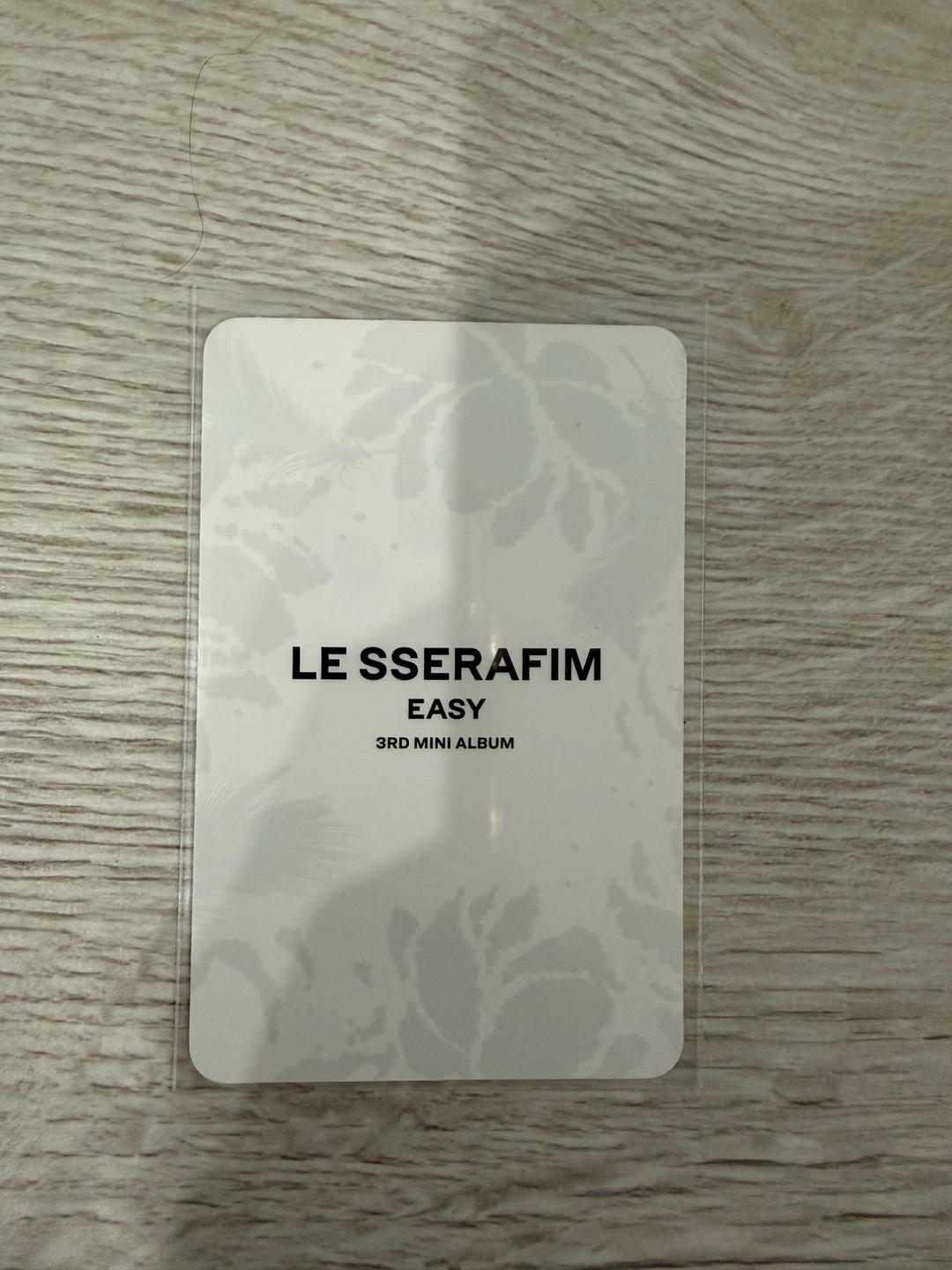 Kpop Официальная кпоп карта Le Sserafime групповая — фото 2