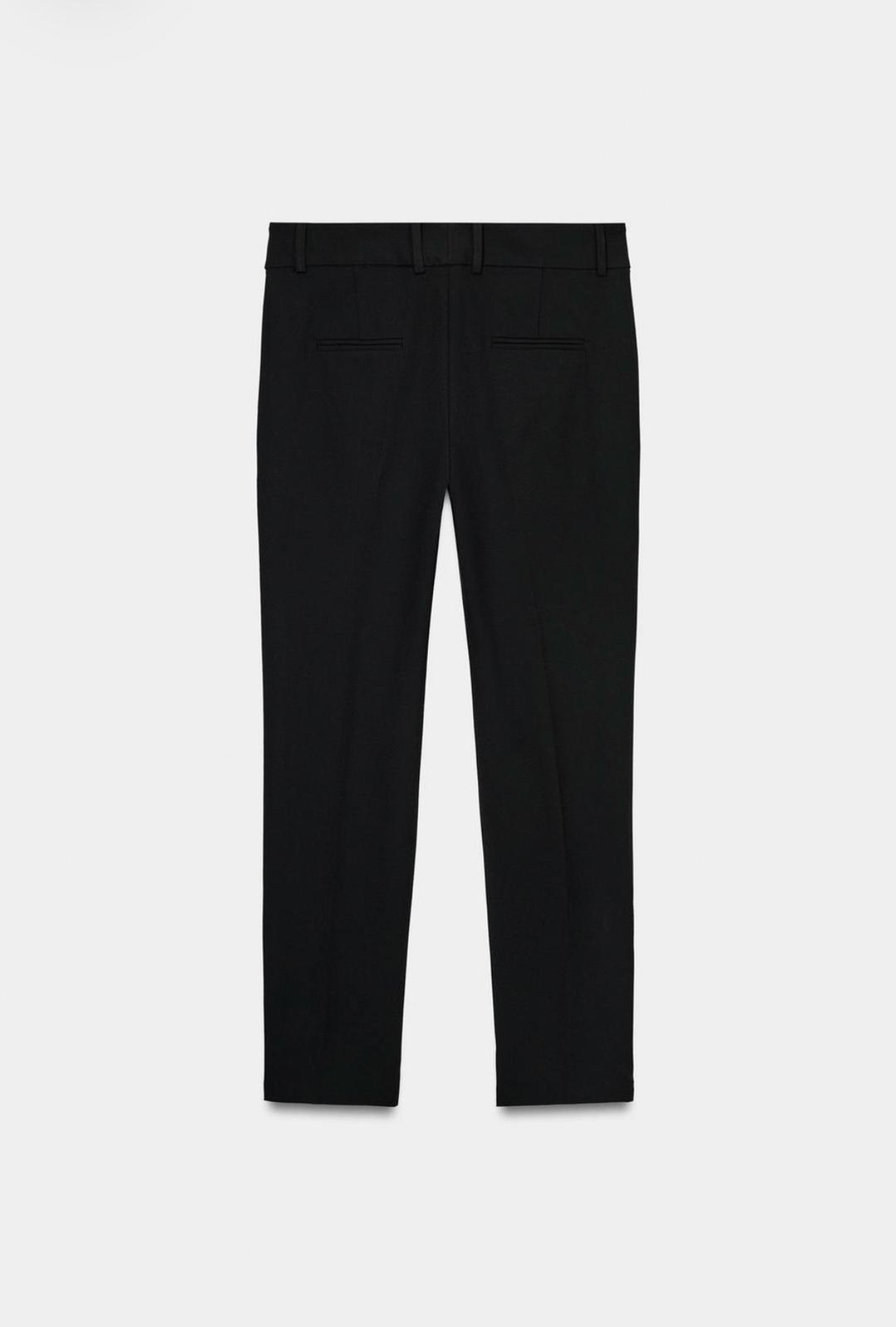 Zara Черные брюки со стрелками и молниями Zara — фото 2