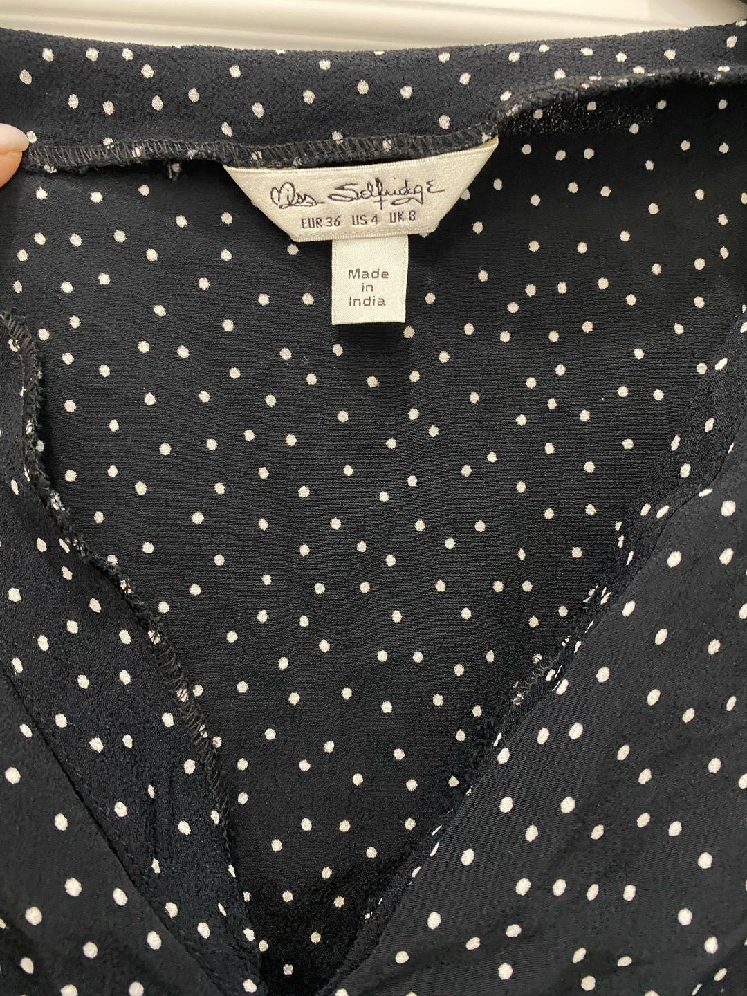 Miss Selfridge Блуза Miss Selfridge в горошек — фото 2