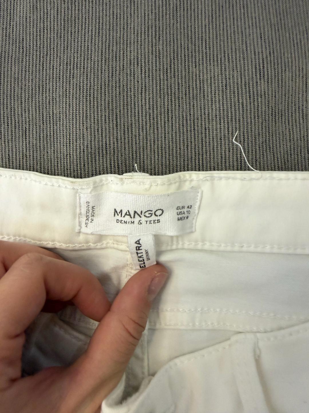 Mango Джинсы белые — фото 2