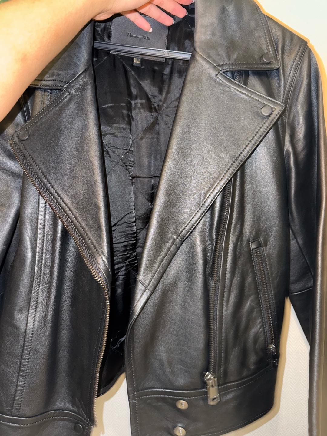 Massimo Dutti Кожаная куртка Massimo Dutti — фото 2