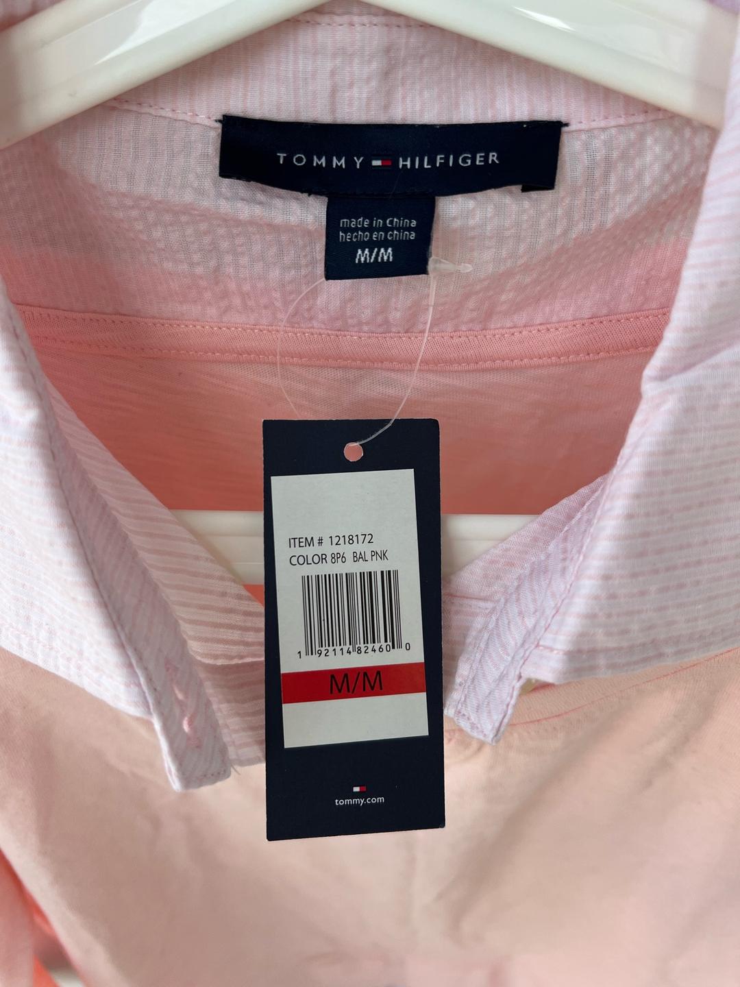 Tommy Hilfiger Новый лонгслив Tommy Hilfiger с имитацией рубашки (2-в-1) — фото 2