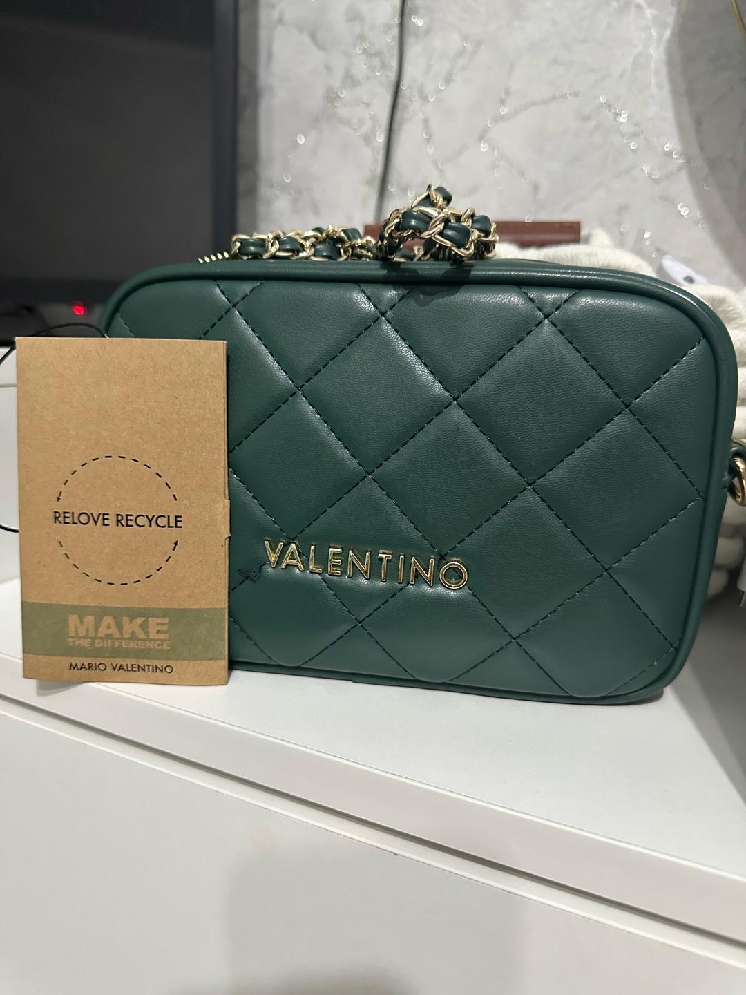 Valentino Valentino Quilted Chain Camera Bag Green (Mario Valentino) — фото 2
