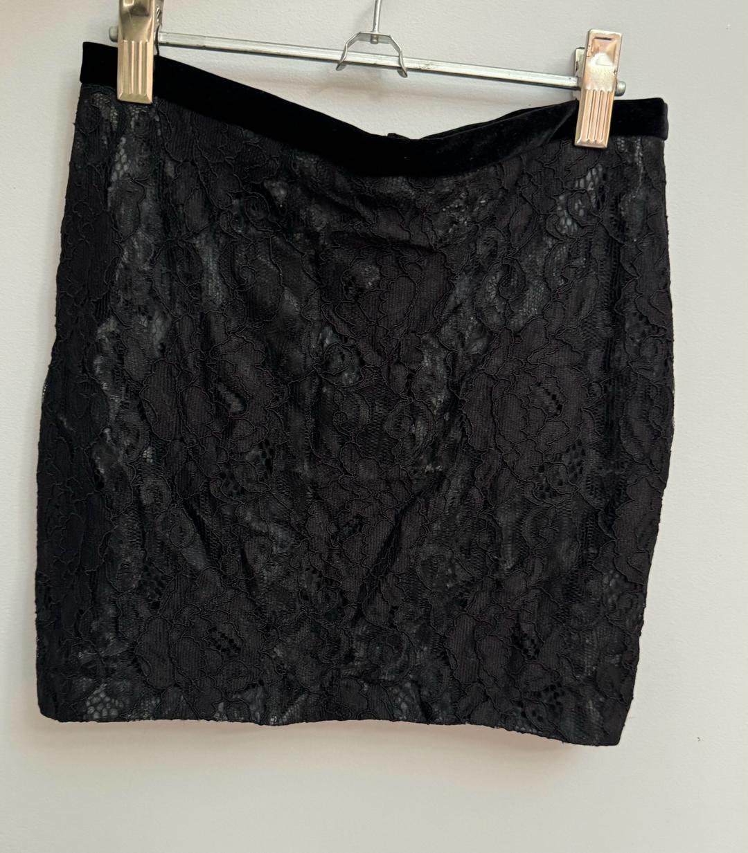 Zara Юбка с кружевом — фото 2