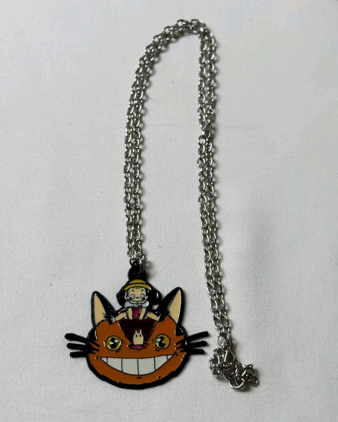 Нет бренда Металлический кулон: Котобус и Мэй (My Neighbor Totoro / Мой сосед Тоторо) — фото 2