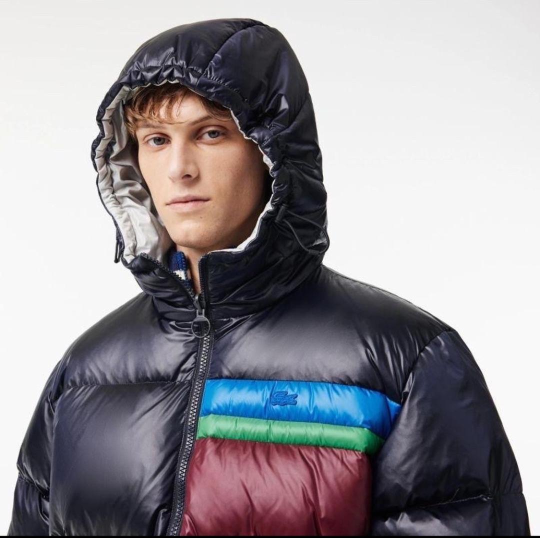 Lacoste Двухсторонняя куртка пуховик Lacoste оригинал — фото 2