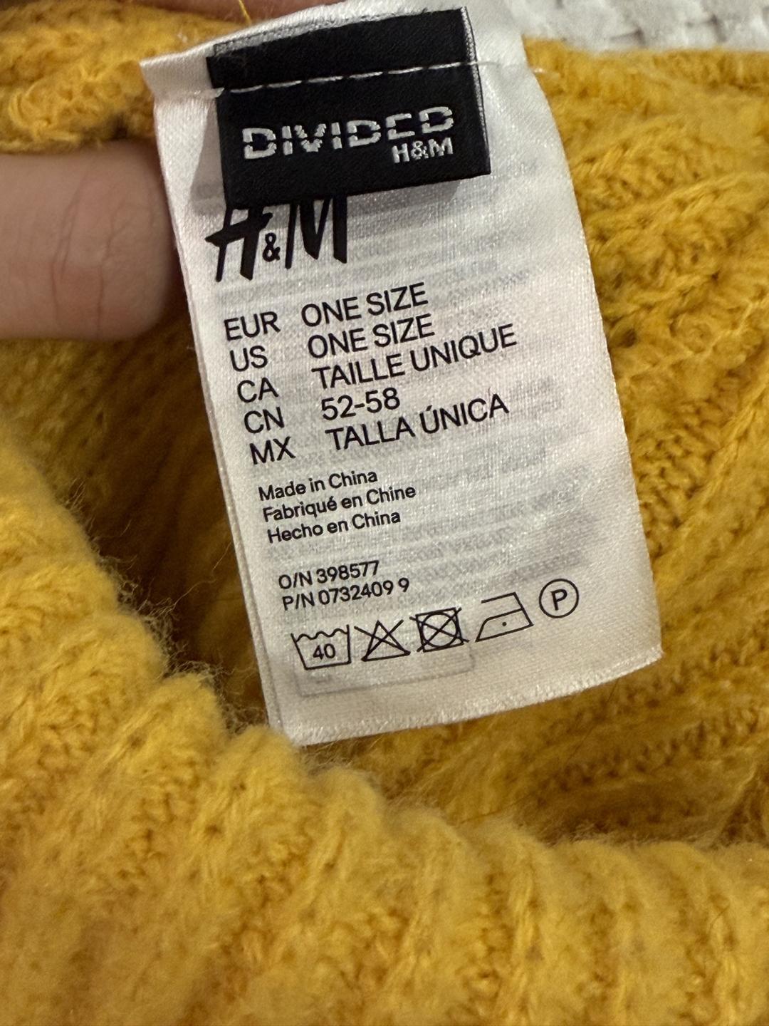 H&M Желтая шапка H&M — фото 2