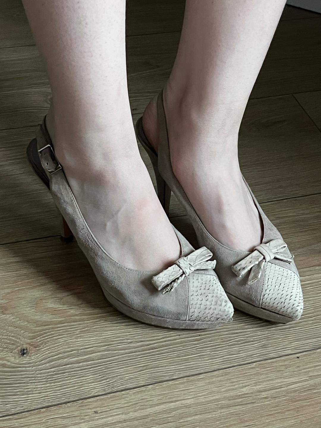 gino vaello Замшевые туфли с бантиками — фото 2