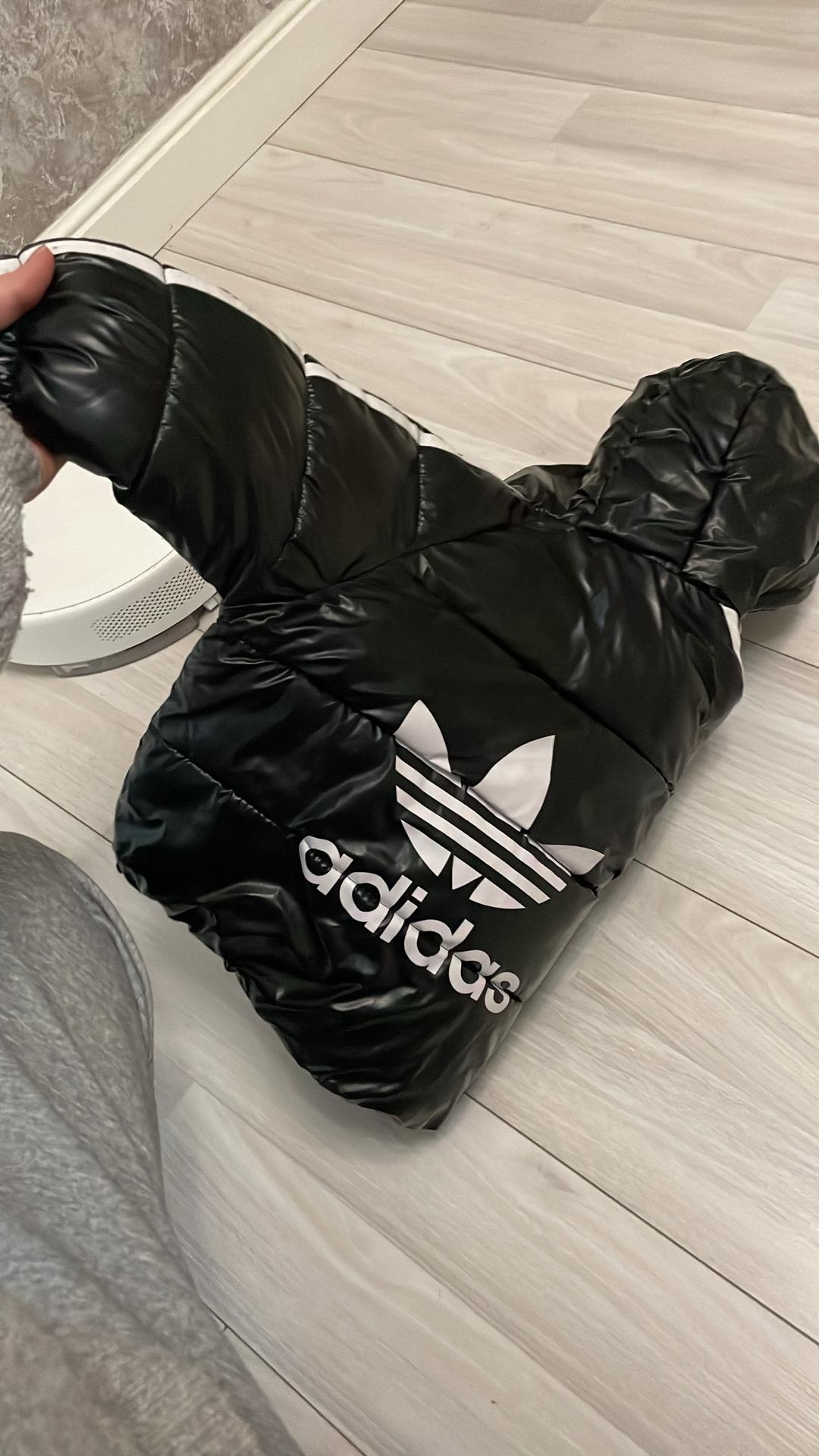 Adidas Adidas куртка черная детская — фото 2