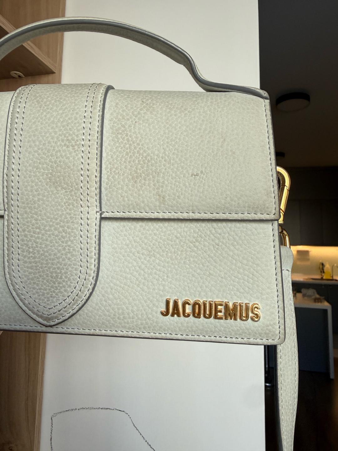 Jacquemus Сумка холодного бежевого цвета — фото 2
