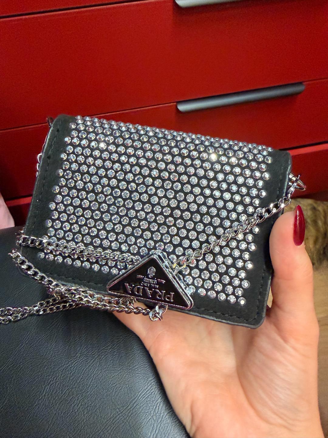 Prada Сумка Prada с кристаллами — фото 2