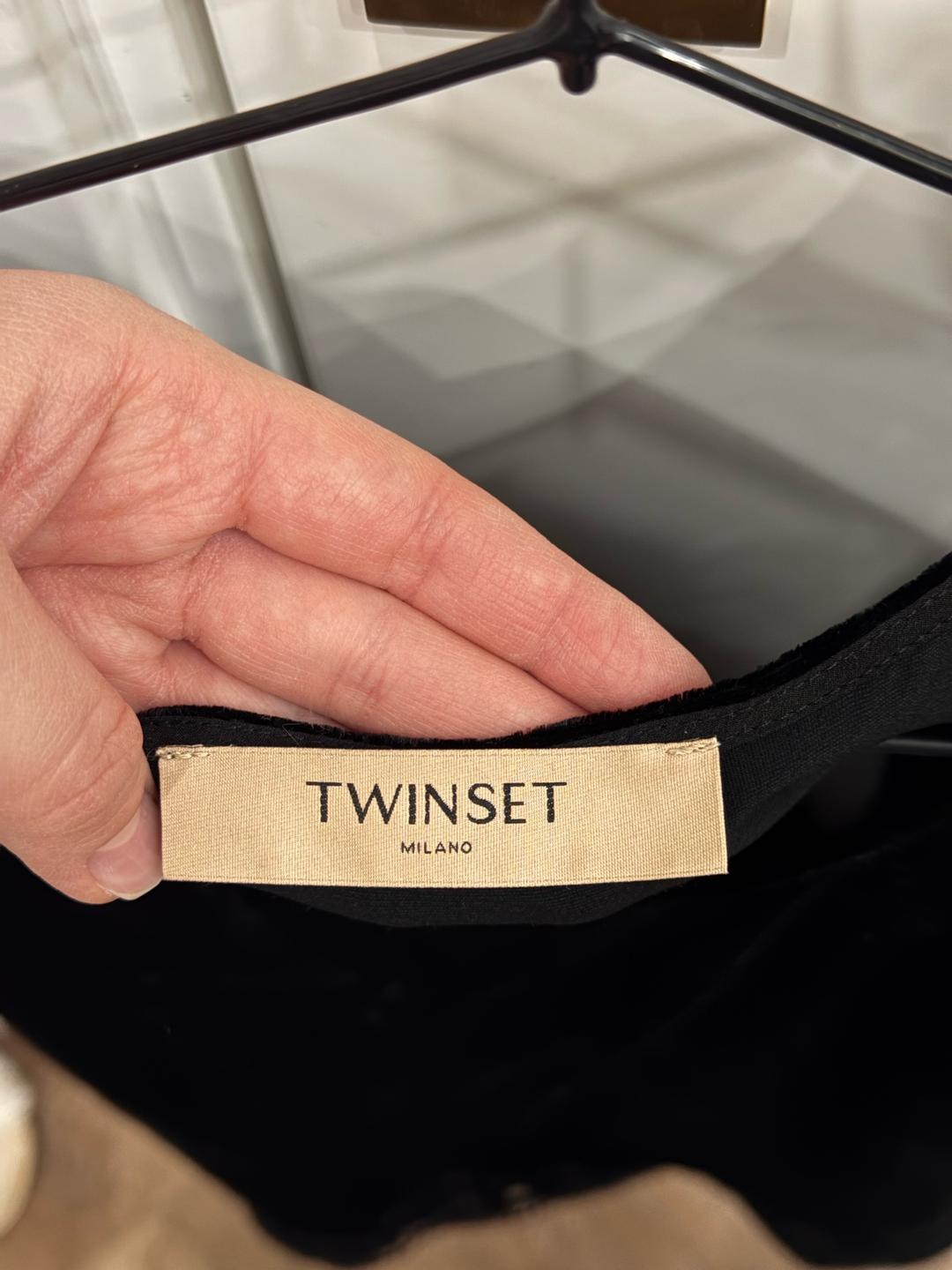 TwinSet Milano Костюм велюровый черный — фото 2