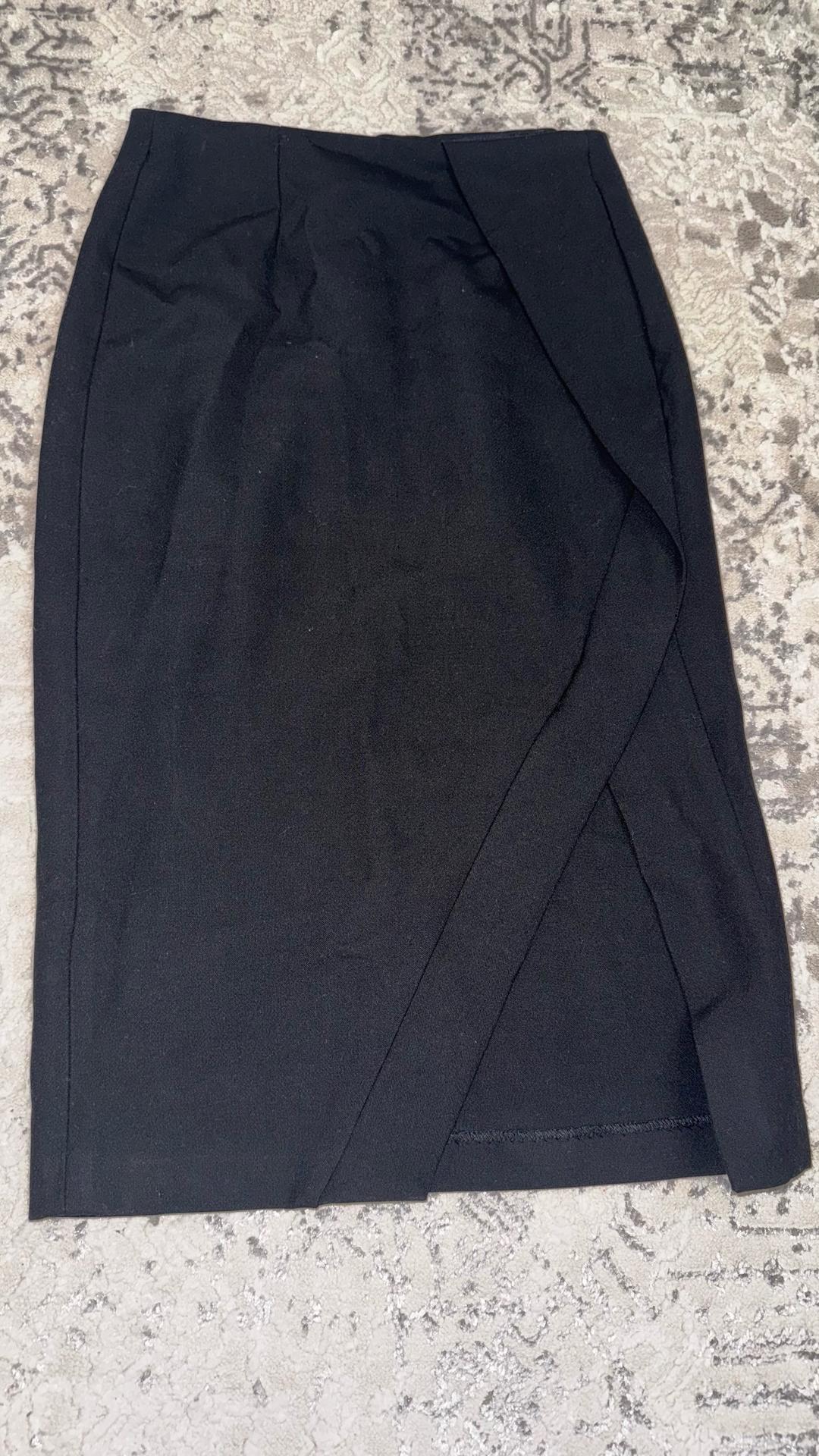 Zara черная юбка миди от Zara — фото 2