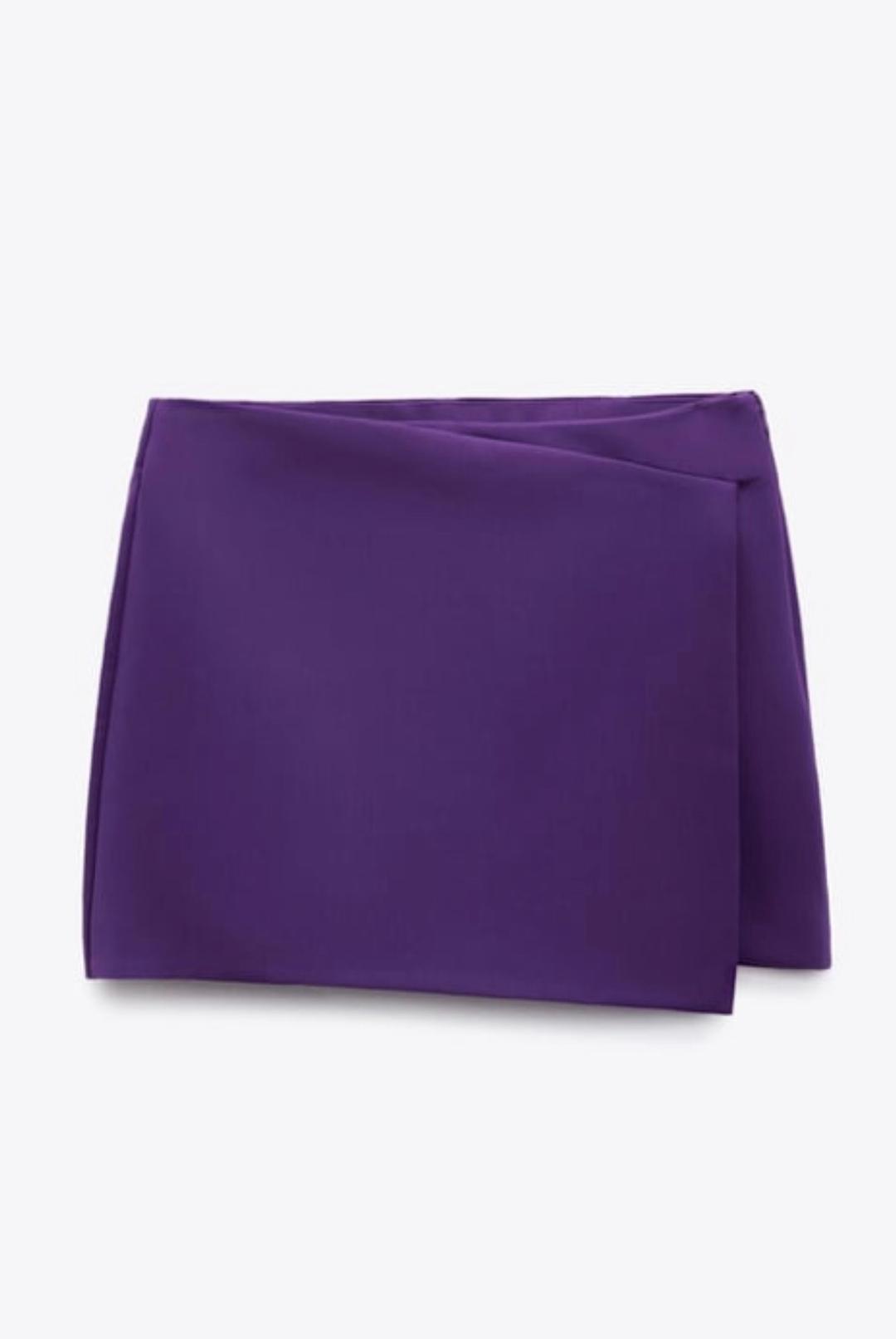 Zara Асимметричная юбка-шорты. Новый без бирки. Зара — фото 2