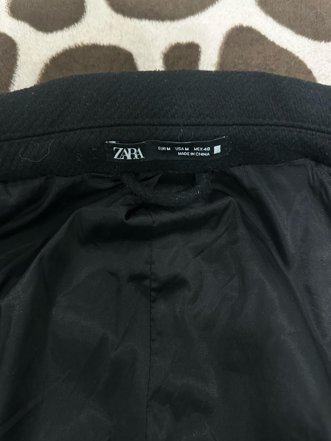 Zara Черное пальто Zara — фото 2