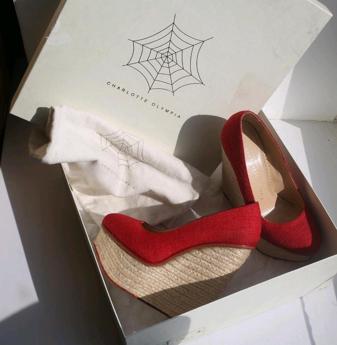 Charlotte Olympia Charlotte Olympia туфли 35 оригинал на платформе босоножки нюансы Читайте опис — фото 2