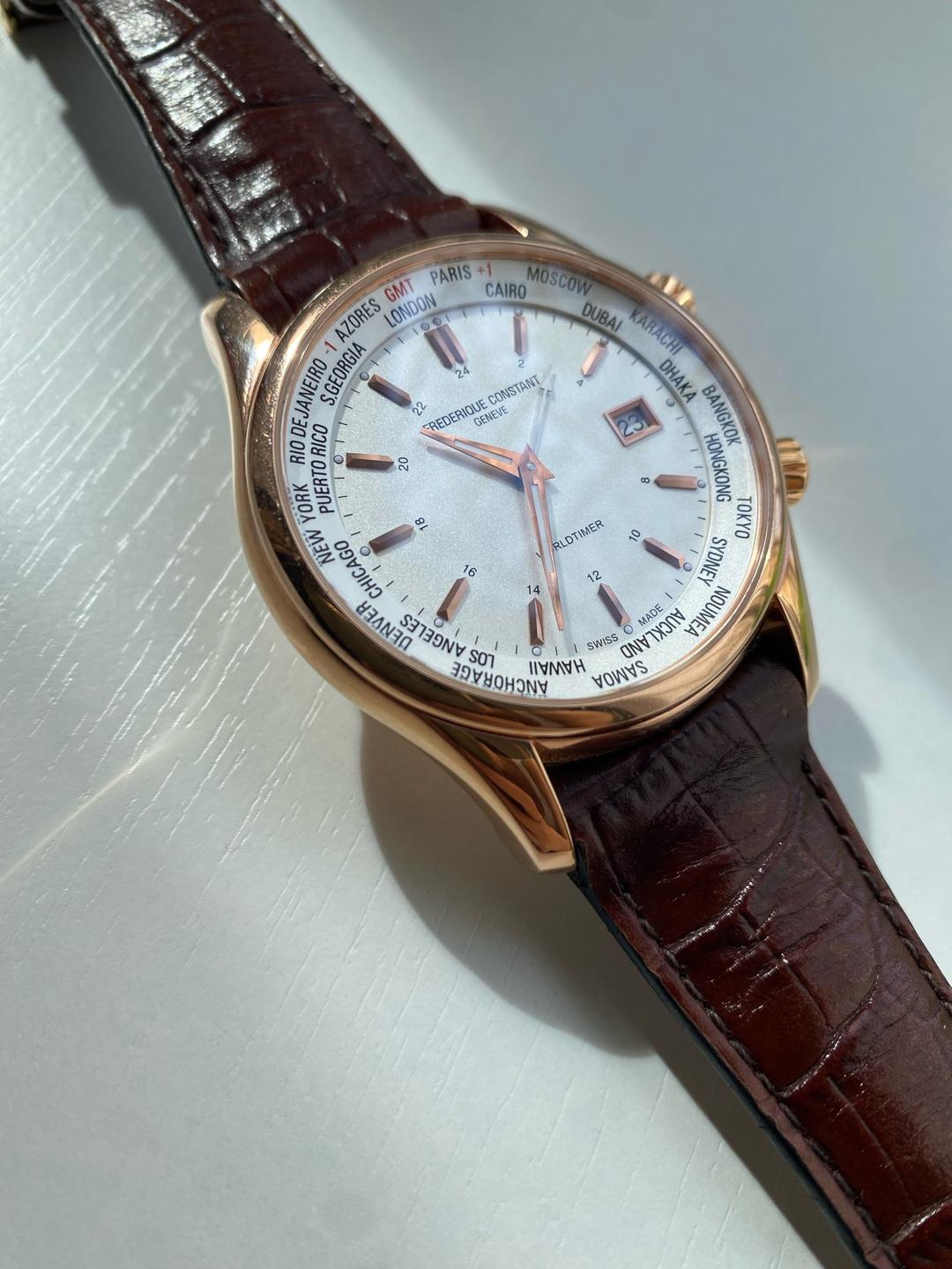 frederique constant classics Швейцарские часы Frederique Constant Classics Index Worldtimer — фото 2