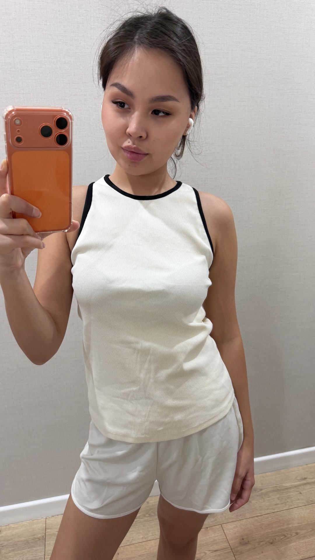 Massimo Dutti Майка в рубчик — фото 2