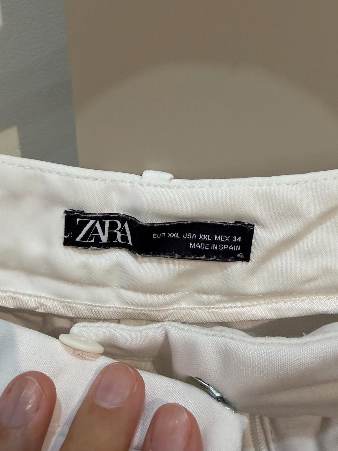 Zara Белый шорты Zara — фото 2