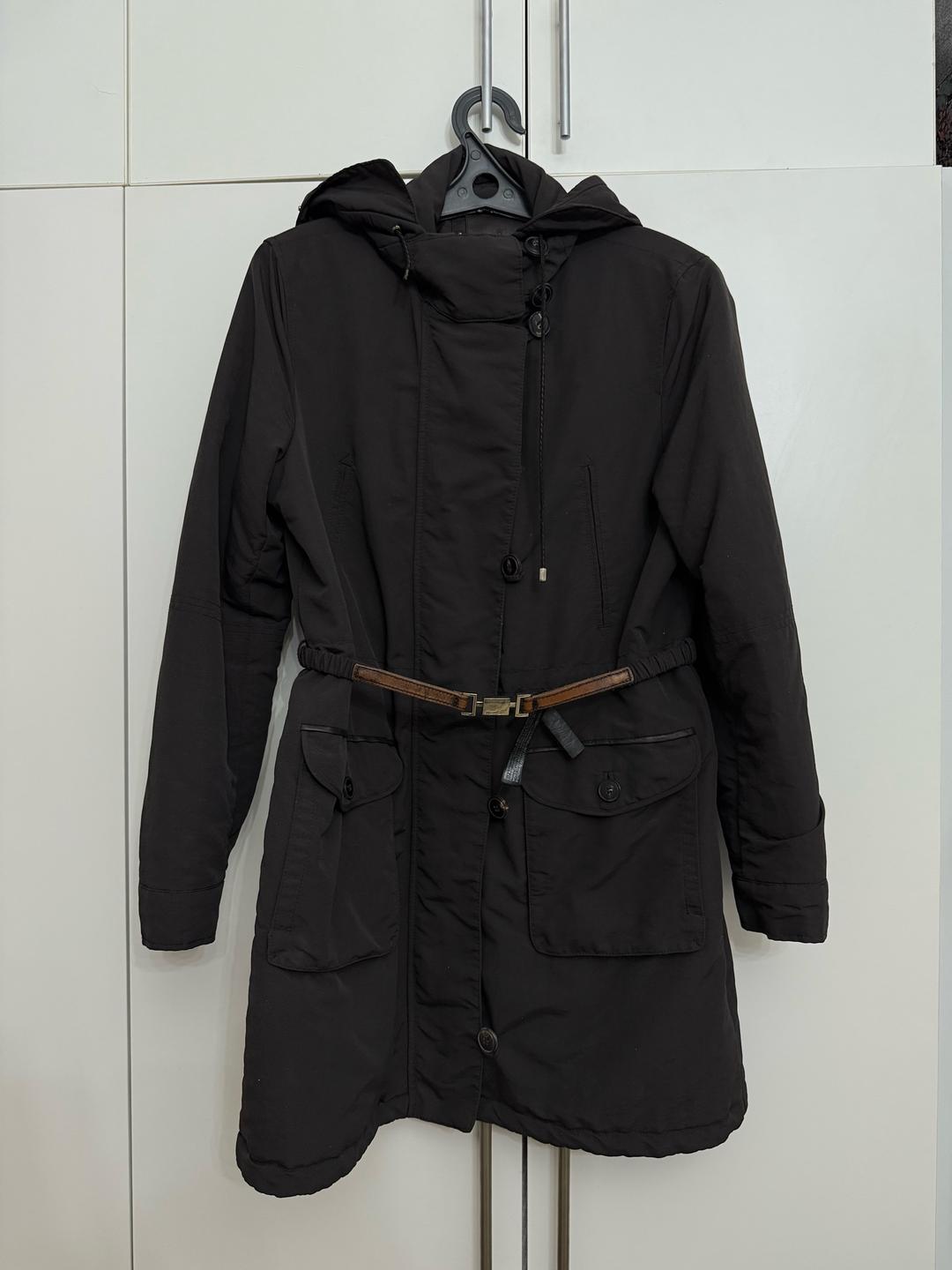 Massimo Dutti Куртка парка Massimo Dutti с кожаным ремешком — фото 2