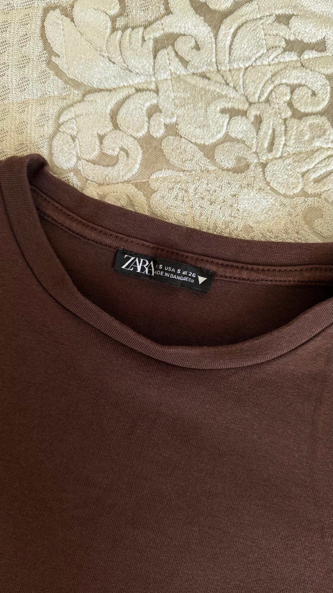 Zara Кроп лонгслив Зара — фото 2