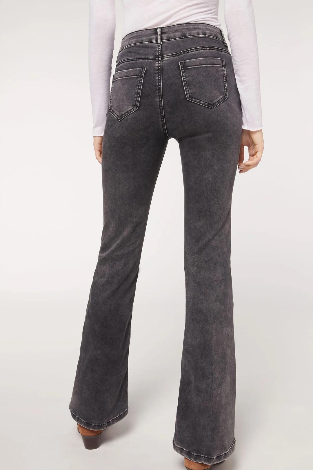 Calzedonia черно графитовые джинсы от Calzedonia — фото 2