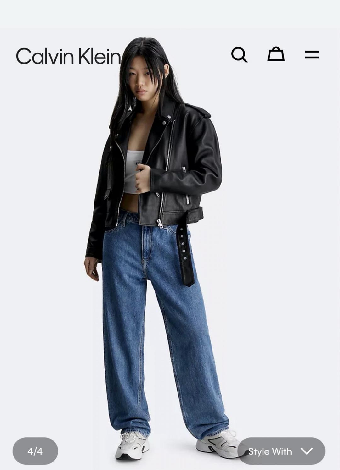 Calvin Klein Кожаная куртка Calvin Klein — фото 2