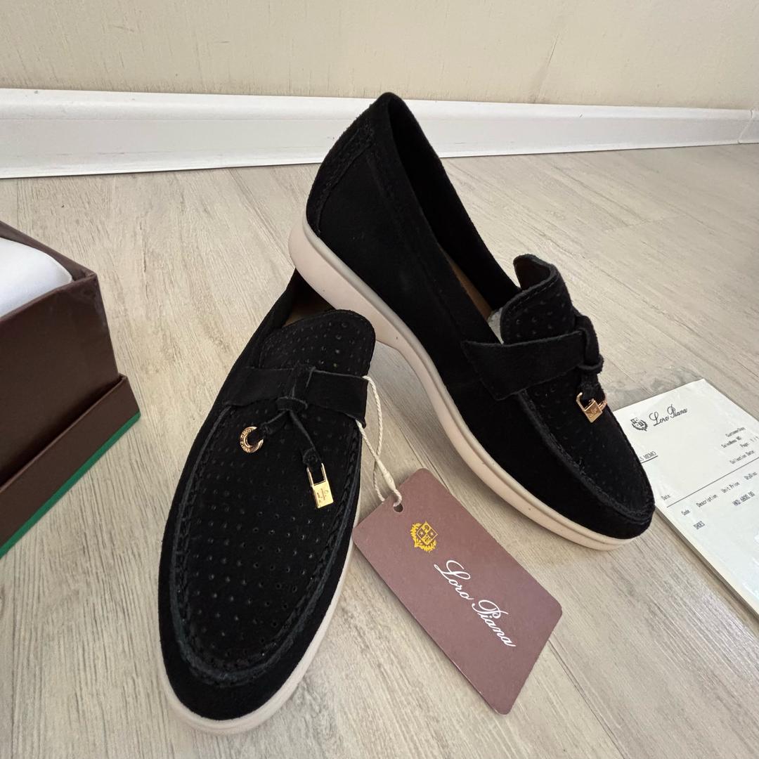 Loro Piana 🖤 Лоферы Loro Piana из натуральной замши — фото 2